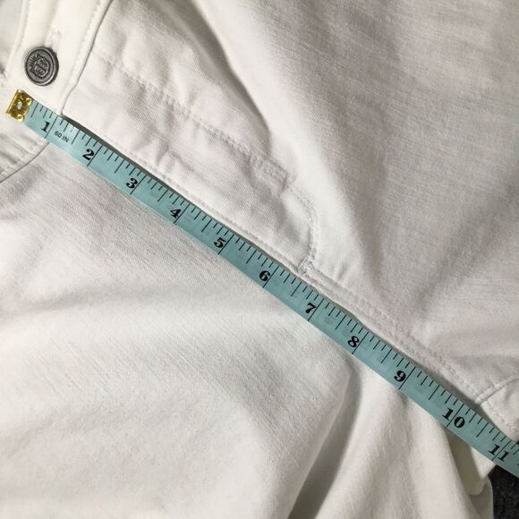Talbots white crop leg jeggings women’s size 12P - Picture 6 of 7